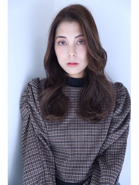 ジェーンバイボヌール(Jane by Bonheur) 韓国風☆透明感アッシュグレージュとかき上げバングで大人可愛い