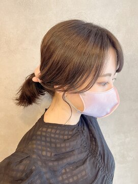 エルモナ(Elmona) 韓国風顔周りレイヤー×グレージュ