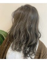 クラク 笹塚店(KURAKU)&nbsp;ハイライト/オリーブベージュ/レイヤーカット/20代/30代