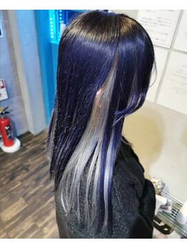 フロップニク(FLOPNIK) 青髪×ホワイトシルバー