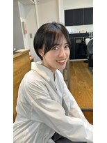 イオエ(ioe)&nbsp;前髪/アンブレラカラー/こなれミディ/イメチェン/ウェーブパーマ