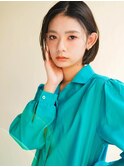 クールボブ×かきあげバング