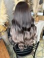 ヘアーデザインルアナ(Hair design Luana.)&nbsp;エクステでバレイヤージュスタイル【80枚】