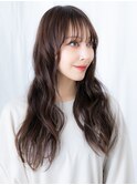 シースルーバング小顔エアリーモテロングd小山20代30代40代