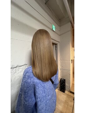 トクテ 吉祥寺(tokute) グレージュカラー/ボブウルフ/黒髪/ココアベージュ