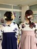 卒業式の袴の着付け+ヘアセット 税込9350円→8800円 ★早朝OK★