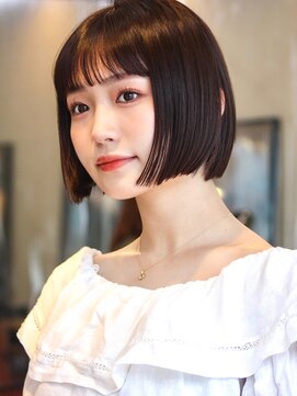 ラフ フロム ガーデン(Laf from GARDEN) ボブ/ウェットヘア/縮毛矯正/韓国風/艶髪/トリートメント