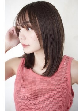 アール 北千住店(ar) ロングボブ/大人上品/グレージュ/北千住
