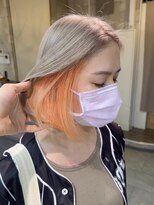 グロウ 上野御徒町(grow)&nbsp;セクションカラー/オレンジ/ベージュ/シルバー/pixyyyyyy297