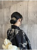 シニヨンヘア