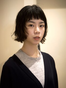 ネロ ヘアサロン ネイビー 渋谷(NERO HAIRSALON NAVY) 【田中春佳】レイヤーボブ　×   ニュアンスパーマ