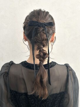 クム 横浜(qumu) 【qumu MARIKO】ポニーテールアレンジ×お呼ばれヘア