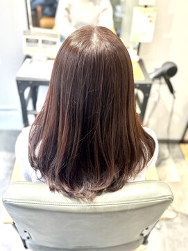 エスト 小倉(est) ワンカール/ピンクブラウン/ワンカラー/髪質改善トリートメント