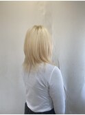 ハイトーンカラー ブロンドブリーチ ホワイトカラー