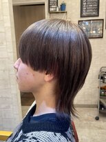 クオリア(Quaria)&nbsp;金髪ハイトーンカラーマッシュウルフツーブロックミルクティー