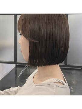 ソヨン 本厚木店(SOYON) ボブ/グレージュ/切りっぱなしボブ/レイヤーボブ/本厚木