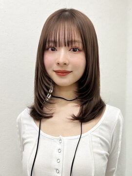 ガーデン 渋谷(GARDEN) ミディアムレイヤー/レイヤーカット/顔まわりカット/ワンカール