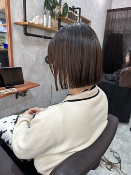 シールドヘアー 沖縄 新都心(C'LD Hair) 那覇/新都心/おもろまち/切りっぱなしボブ/ミニボブ/ストレート