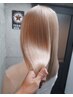 New【ブリーチ毛対応】オーダーメイド髪質改善ストレート￥22000→￥18700