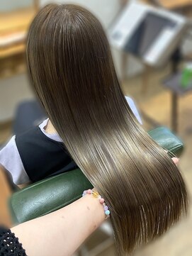 アース 天満橋店(HAIR & MAKE EARTH) 20代30代大人可愛い髪質改善ヘルシースタイル韓国ヘア透明感