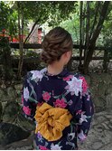 浴衣ゆるふわヘア