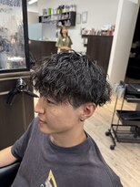 カイノオム 梅田(KAINO HOMME) 波巻き パーマ マッシュ