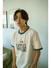 【＊ニュアンスパーマ×センターパート＊】スタイリングなしでも様になる超手軽スタイル【心斎橋/メンズ】