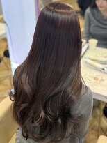 ロンド フィーユ(Lond fille)&nbsp;ブリーチなし/髪質改善/大人ガーリー/グレーブラウン/前髪/銀座