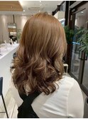 コテ巻きパーマ　グレイジュ