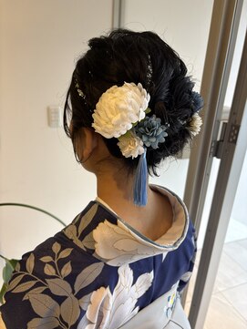 美容室 アイディー i-dee 卒業式ヘアセット