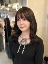 フィエルウメダ(Fier umeda)&nbsp;ラベンダーグレージュ//顔まわりカット