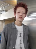 スパイキーショート チェリーピンク ナチュラルアップバング