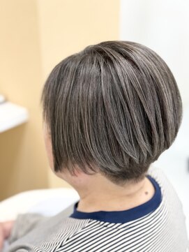 ヘアポジション 田子西店(HAIR Position) 白髪ぼかしハイライトショート