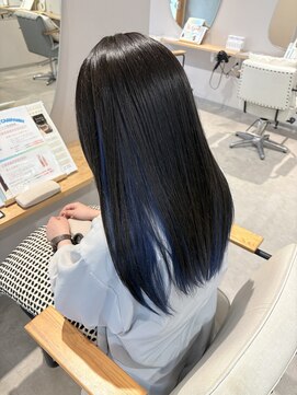 パプス ド コワフュール 川西能勢口店(Pap's de coiffeur) 後ろまでオシャレなインナーネイビー*