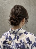 ゆるっと大人シニヨンアレンジ &nbsp;