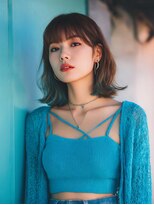 ロッソ ヘアアンドスパ 六町店(Rosso Hair&SPA)&nbsp;韓国風ブラックボブ