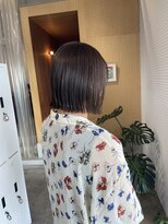 コクウ(COCU)&nbsp;グレージュ×ぱつっとボブ