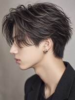 ニド(Nido.) 韓国風フェザーマッシュ×ニュアンスパーマ