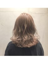 アンド バイ ヘアサロン(AND by hair salon) シースルーベージュカラー