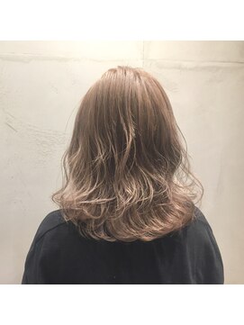 アンド バイ ヘアサロン(AND by hair salon) シースルーベージュカラー