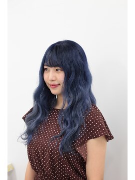 クリーン ヘアデザイン(CLLN hair Design) ブルーアッシュグレーグラデーション