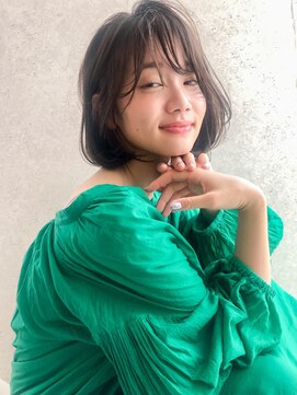 エイミー(Aimee) Aimee ガーリーボブ×透けちゃうグレージュ