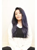 ネイビーラベンダーグラデ【stylist大塚】