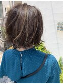 春らしくハイライトとエアリーボブ