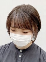 マッシュ(MASHU) インナーカラーでつくるシースルーバング◎30代40代50代