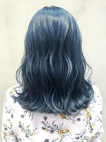 アルバム 銀座(ALBUM GINZA) ブルーミディ_セミウェットウェーブオリーブカラー_ba306343