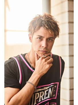 メンズサロンドットリアン(dot. lien) 【men’s salon dot. Tokyo】太メッシュ×ショートツイスト