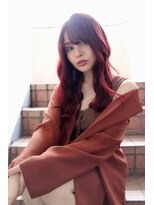 フラミューム たまプラーザ(flammeum)&nbsp;チェリーレッド×ゆるウェーブ【たまプラーザ】