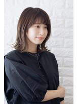 ノイン(noine)&nbsp;優しい雰囲気のヘアカラー・冬/20代/30代/40代