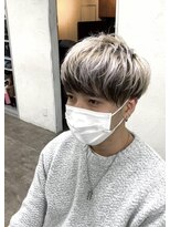 プライズ アイリス 池袋東口店(prize Iris)&nbsp;マッシュ/インナーカラー/メンズスタイル/￥5280